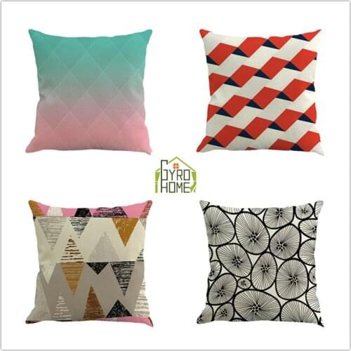 GY0617 Cushion Case (No Filling) 1PC Polyester Home Decor Bedroom Decorative Sofa Car Throw Pillows