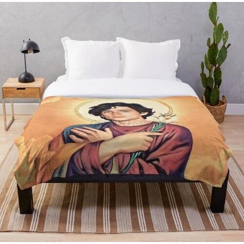 Timothee Chalamet as Jesus Blanket Fleece Art Print Children Warm Bed Throw Blanket newborn bayby Blanket Boys Adult Gifts