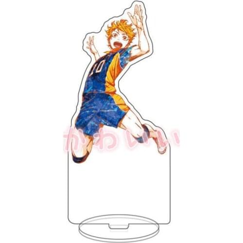 Haikyuu! Kageyama Hinata high school Volleyball Anime Acrylic Stand Figure Desktop Decoration Collection Model Toy Doll Gifts