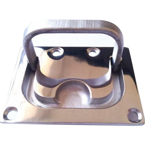 Yacht Hatch Pull Deck Cover Handle Corrosion Resistant Lifting Stainless Steel Boat Hardware Accessory Locker Ring Floor Buckle