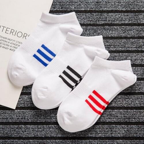 3 Pairs 1 Lot Unisex Socks Women Men Cotton Stripe Socks Set Male Casual Harajuku Men Ankle Sock Pack Girls Wholesale 100 Cotton