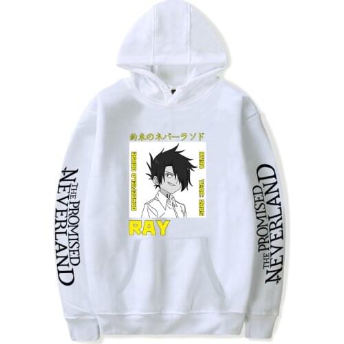 Novelty The Promised Neverland Hoodie Boys/girls Casual Print Clothes Autumn Winter Cool Pullover Harajuku Kids Sweatshirts
