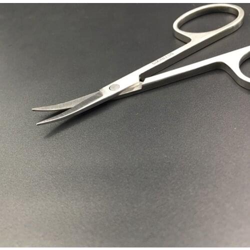 Professional Nail Scissor Manicure Tool For Nails Eyebrow Nose Eyelash Cuticle Scissors Curved Pedicure Scissors Oct Drop Ship
