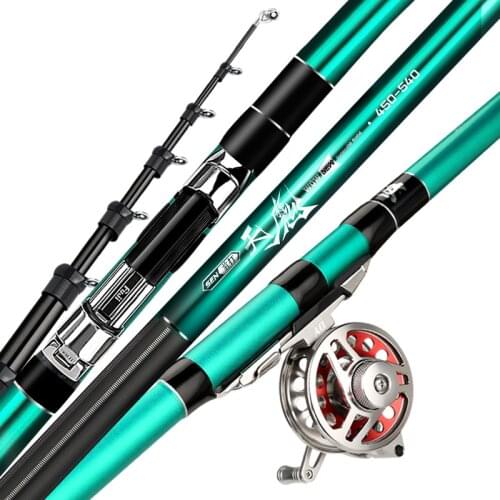 40T Carbon 5.3m 6.3m 7.2m 8.1m Telescopic Fishing Rod Long Section Spinning Pole Position Front-end Fishing Olta Fishing Tackle