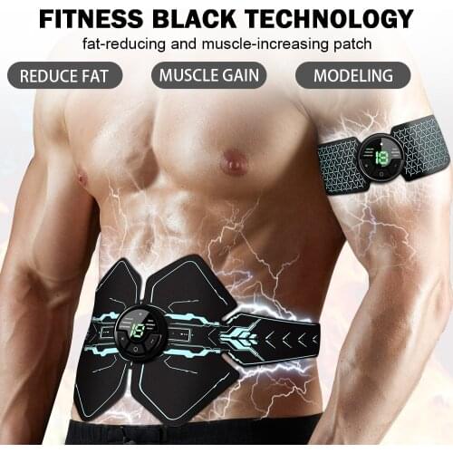 EMS Abdominal Massager Abdominal Fitness Training Equipment Home Fitness Belt Abdominal Muscle Relaxation