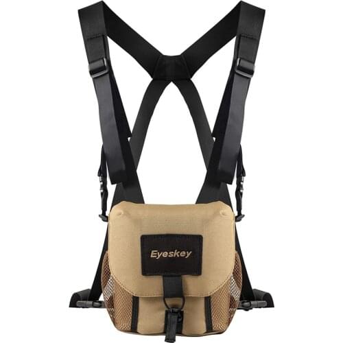 Eyeskey Universal Binocular Bag/Case with Harness Durable Portable Binoculars Camera Chest Pack Bag for Hiking Hunting