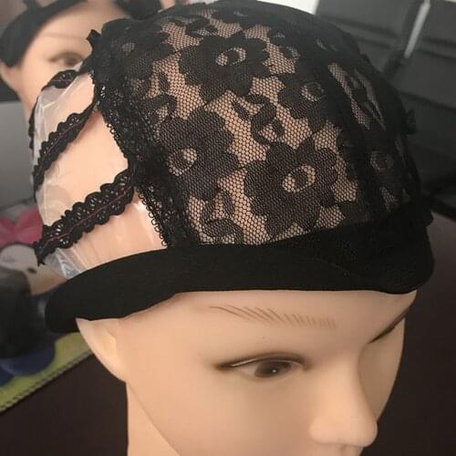 10pcs/lot High Quality Black Wig Caps For Making Weaving Wig Hair Net Elastic Band Weaving Cap Hairnet