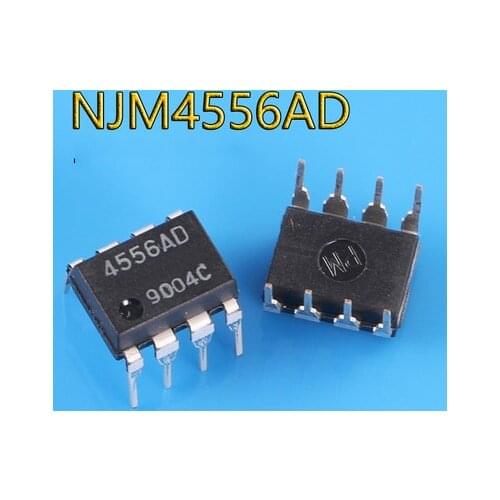2PCS NJM4556AD DIP-8 JRC4556AD NJM4556 DIP8