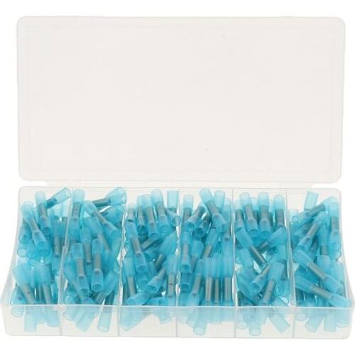 180pcs Cable Shrink Connector Electrical Kit Insulated Marine Terminals