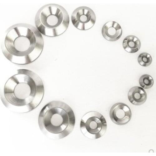5-10PCS M3 M4 M5 M6 M8 M10 304 Stainless steel Head Countersunk Screw Gasket Washer Joint Ring Backup Ring For FPV RC