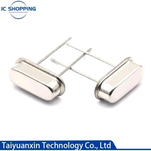 20PCS Quartz Crystal In-line HC-49S Passive Clock Crystal 18.432MHz 20 22.1184MHz 24MHz 24.576MHz 25MHz 26MHz 30MHz 32MHz 40MHz