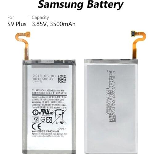 3500mAh Lithium Phone Battery EB-BG965ABE For Samsung GALAXY S9 Plus G9650 S9+ G965F SM-G9650 EB-BG965ABE Replacement Batteries