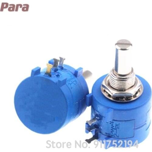 3590S-2-103L 10K 3590S-2-503L 50K 5K 3590S-2-104L 100K Wire-wound Precision multi turn potentiometer Adjustable Resistor