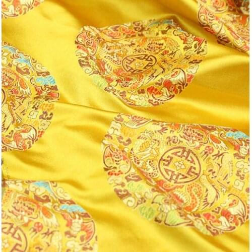 75cm*100cm dress fabric Brocade fabric costume festive decorative packaging mahogany sofa cushion fabric dance dragon