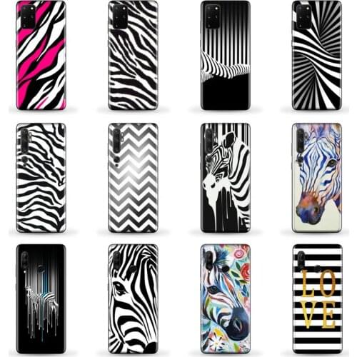 Zebra stripes design Phone Case for SAMSUNG A51 52 50 71 31 21 S ultra 20fe plus XIAOMI redmi note 10 8 9 pro HUAWEI P30 40 lite