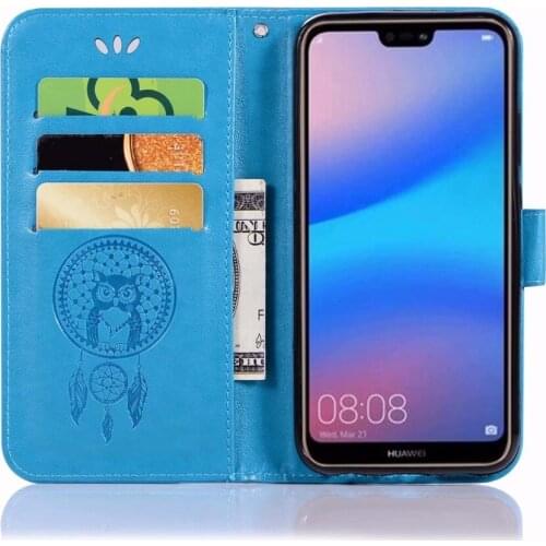 For huawei P20 Pro TPU+ leather phone case for P20 lite drop phone case P20 mobile phone holder leather protective layer cases