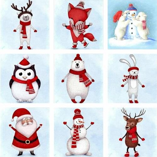 Evershine Diamond Painting Cartoon Full Square Rhinestone Embroidery Complete Kit 5D DIY Cross Stitch Christmas Home Decoration