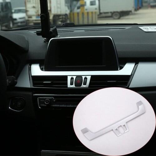Chrome Navigation Panel Cover Trim for BMW 2 Series F45 F46 218i 220i 2015-2017