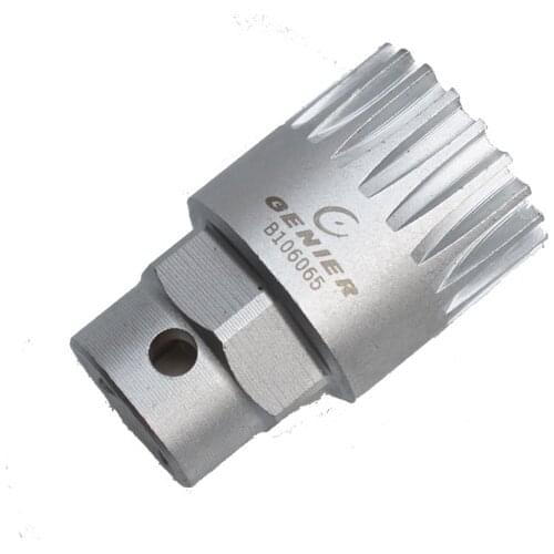 Cartridge Bottom Bracket BB tool For Cartridge BB ISIS Drive Compatible Use With 12" Dr Driver And 24mm Spanner B106065
