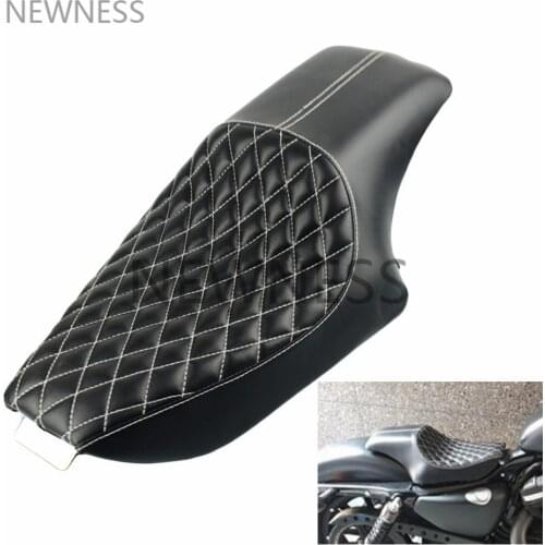 Motorcycle Leather Two Up Driver Front Rear Passenger Seat For Harley Davidson Sportster XL iron 2004-2016 X48 883 1200 V 1200X