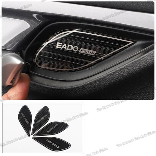 Lsrtw2017 Car Interior Door Handle Panel Sticker for Changan Eado Plus 2020 2021 Accessories Auto trims decoration interior