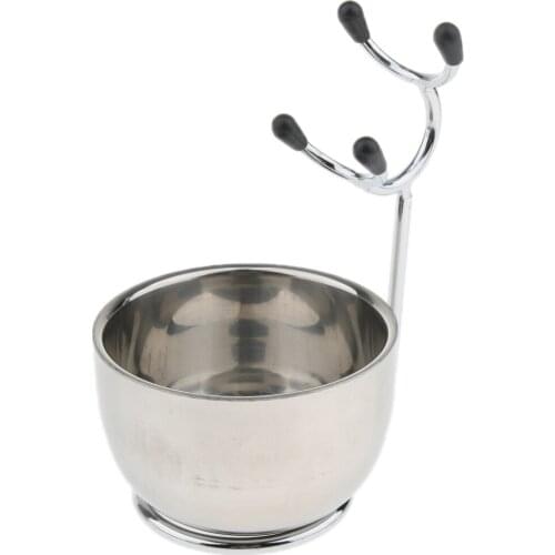 3 Pieces Shaving Set for Men, Shaving Brush + Stainless Steel