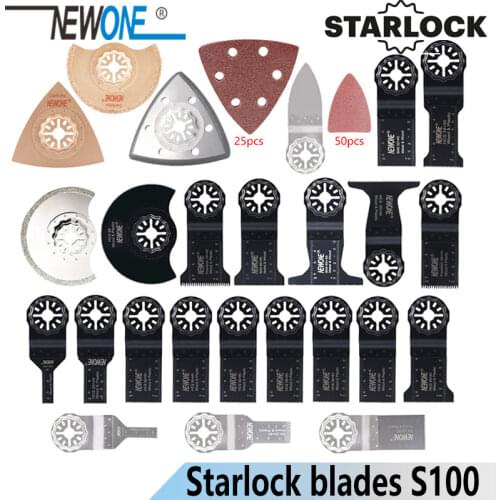 NEWONE Starlock blades S6/S9/S14/S18/S66/S100 Oscillating Tool Saw Blade for Cut Wood Plastic Polish Ceramic Tile Remove Dirty
