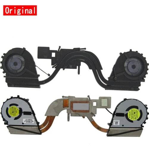 New original For HP 15-G3 15U G3 ZBook17 ZBOOK15 Studio G3 840961-001 radiator cooling copper tube fan heatsink