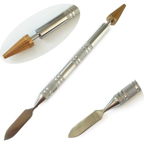 VanKood Edge Oil Painting Pen Double side DIY Leather Craft Tools Edge Treatment Roller Durable Glue Smear Sealing Oil Brush