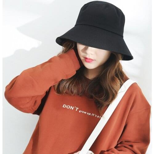 Running Leisure Sun Hat Korean Comfortable Fashion Pure Color Fishermans Hat Lovers Outdoor Leisure Sun Hat (S/L Size)