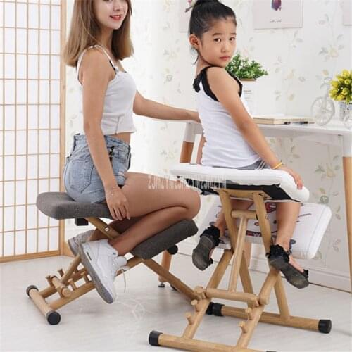 New Household Soft Seat Adult Student Learning Ergonomic Chair Armless Child Sitting Posture Correction Kneeling Chair