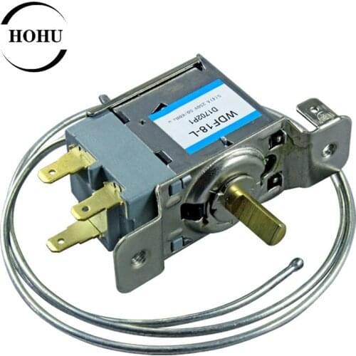 1PC Refrigerator Parts WDF18-L Refrigerator Thermostat 250V Household Metal Temperature Controller New