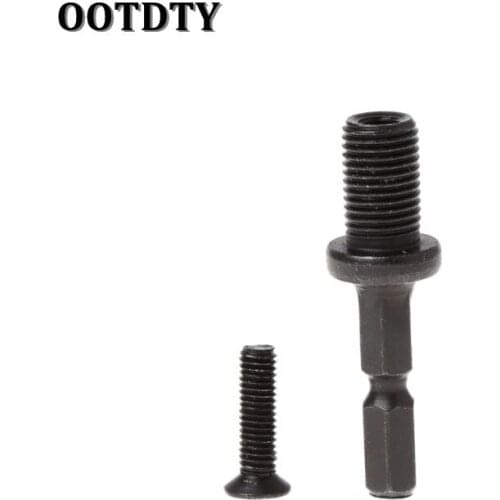 1/4inch 6mm Hex Shank Keyless Drill Bit Chuck Adapter Converter Quick Change Tool