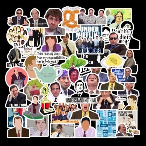 10/30/50PCS classic character office graffiti mobile phone refrigerator laptop luggage waterproof car stickers wholesale