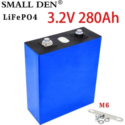 NEW 3.2V 280Ah LiFePO4 Battery 3C High power Rechargeable Cells DIY 12V 24V Solar and wind storage system RV golf cart Inverter