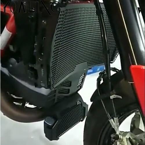 For Ducati Hypermotard 939 950 SP Hyperstrada 939 Motorcycle Oil cooler Guard Grill Engine Radiator Guard Protector Grille Cover