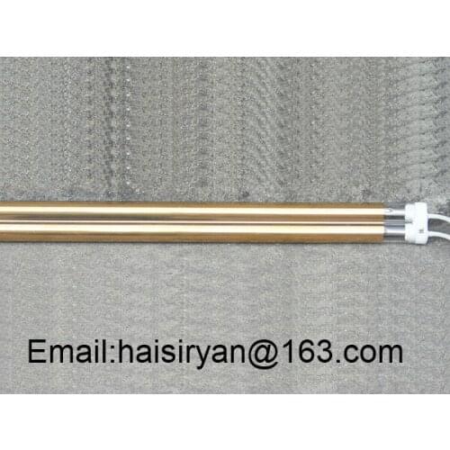 Customized 4000 watts twin tube heater gold reflector ir emitters infrared heat lamp