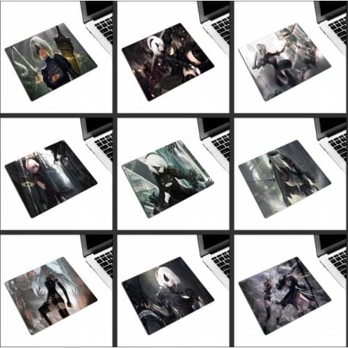 XGZ Promotion Gaming Mouse Pad Computer Keyboard Table Desk Mat Coaster Rubber Stripe Non-slip Custom Carpet Mat NieR Automata