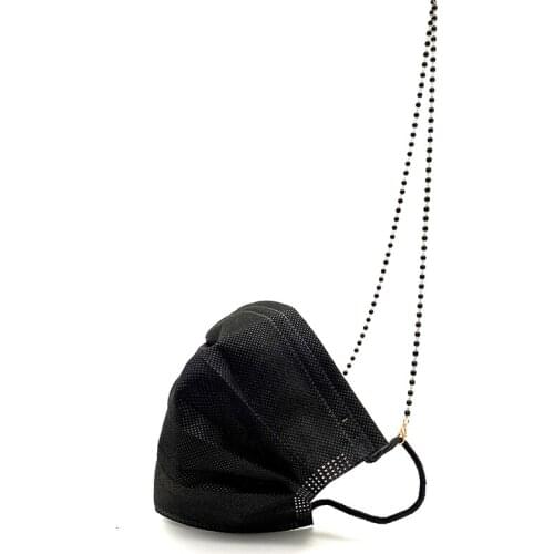 Metal Mask Chain Glasses Rope Men Women Fashion Black White Beads Non-Slip Hanging Neck Sunglasses Lanyard Anti-Lost Mask Chains