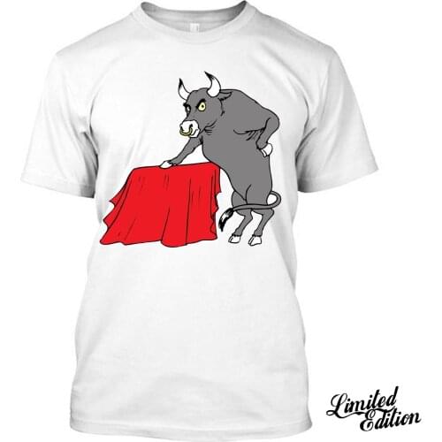 New Brand-Clothing T Shirts Bullfighting I Love Spain Mexico Bull Funny T Shirt Tees Summer Fashion