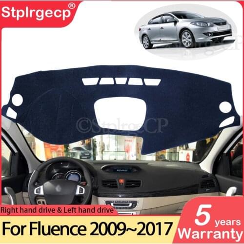 For Renault Fluence 2009~2017 Samsung SM3 Anti-Slip Mat Dashboard Cover Pad Sunshade Dashmat Car Accessories 2012 2014 2015 2016