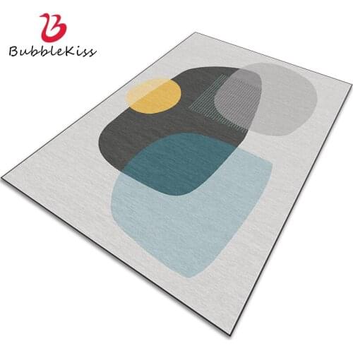 Bubble Kiss Abstract Carpets For Living Room Modern Style Home Geometric Pattern Rug Childrens Bedroom Washable Anti Slip Mats