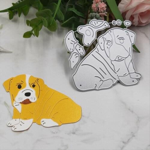 Dog metal cutting die scrapbook embossing manual cutting die album card cover material DIY manual production