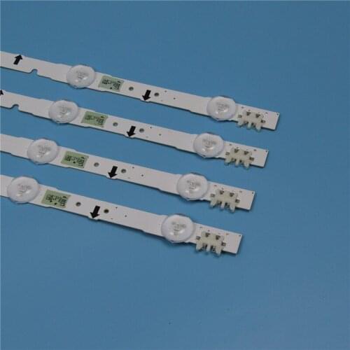 4 Piece LED Array Bars For Samsung UE32J5502AK UE32J5605AK UE32J5572SU 32 inches TV Backlight LED Strip Light Matrix Lamps Bands