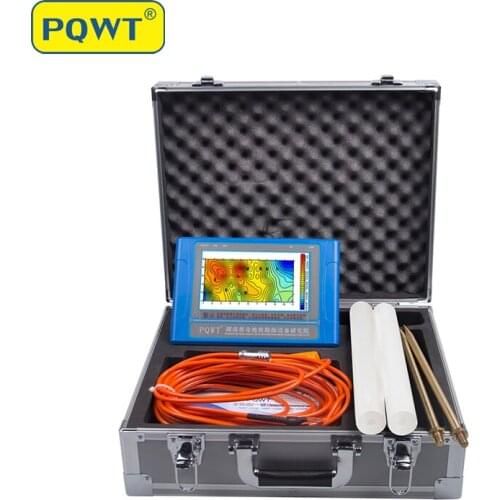 PQWT TC500 Underground water detection machine borehole drilling device water well detector locator geophysical survey equipment