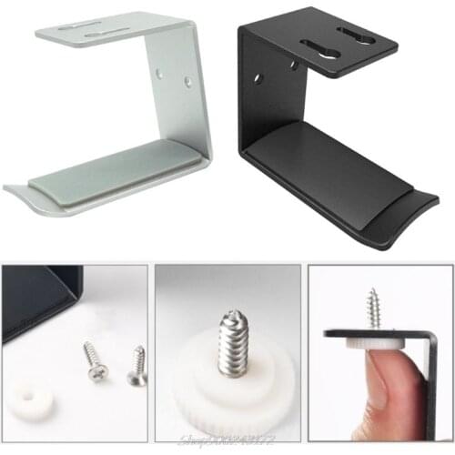 Aluminum Alloy Headphone Hanger Holder Wall Mount Headset Stand Earphone Rack Au05 20 Dropship