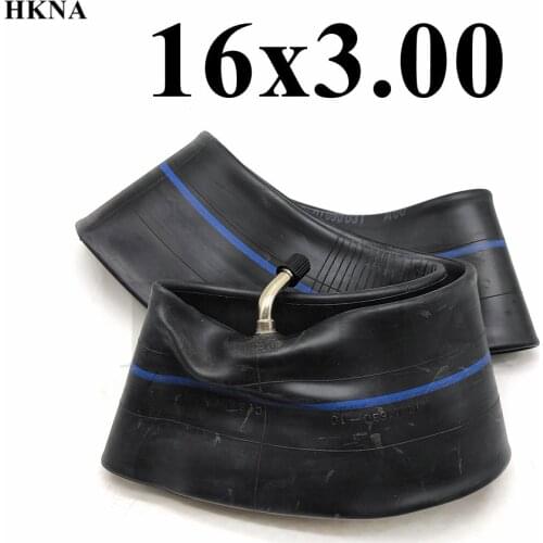 Electric Vehicle Parts 16x3.0 Inner Camera 16x3.00 Inner Tube 16 Inch Butyl Rubber Bend Valve Inner Tire