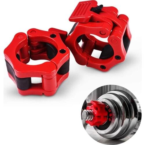 2pcs 25/28/30mm Barbell Buckle Fitness Traning Dumbell Lock Gym Weight Collar Clips Home Body Building Lifting Clamp Bar Lock