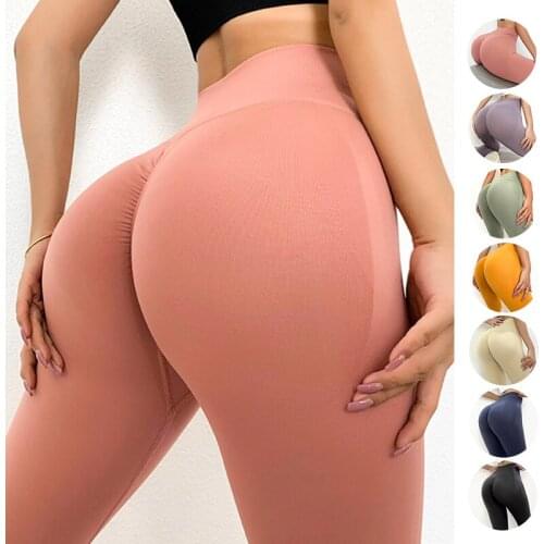 High Waist Running Fitness Pants Push Up Women Seamless Yoga Sport Legging Pants High Elastic Workout Gym Yoga Tights Sportswear
