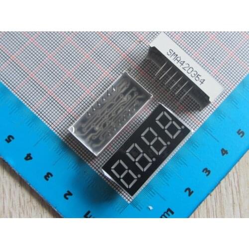 10pcs New 0.36 inches 4bit common cathode LED 3461 LED digital tube 12pin Red